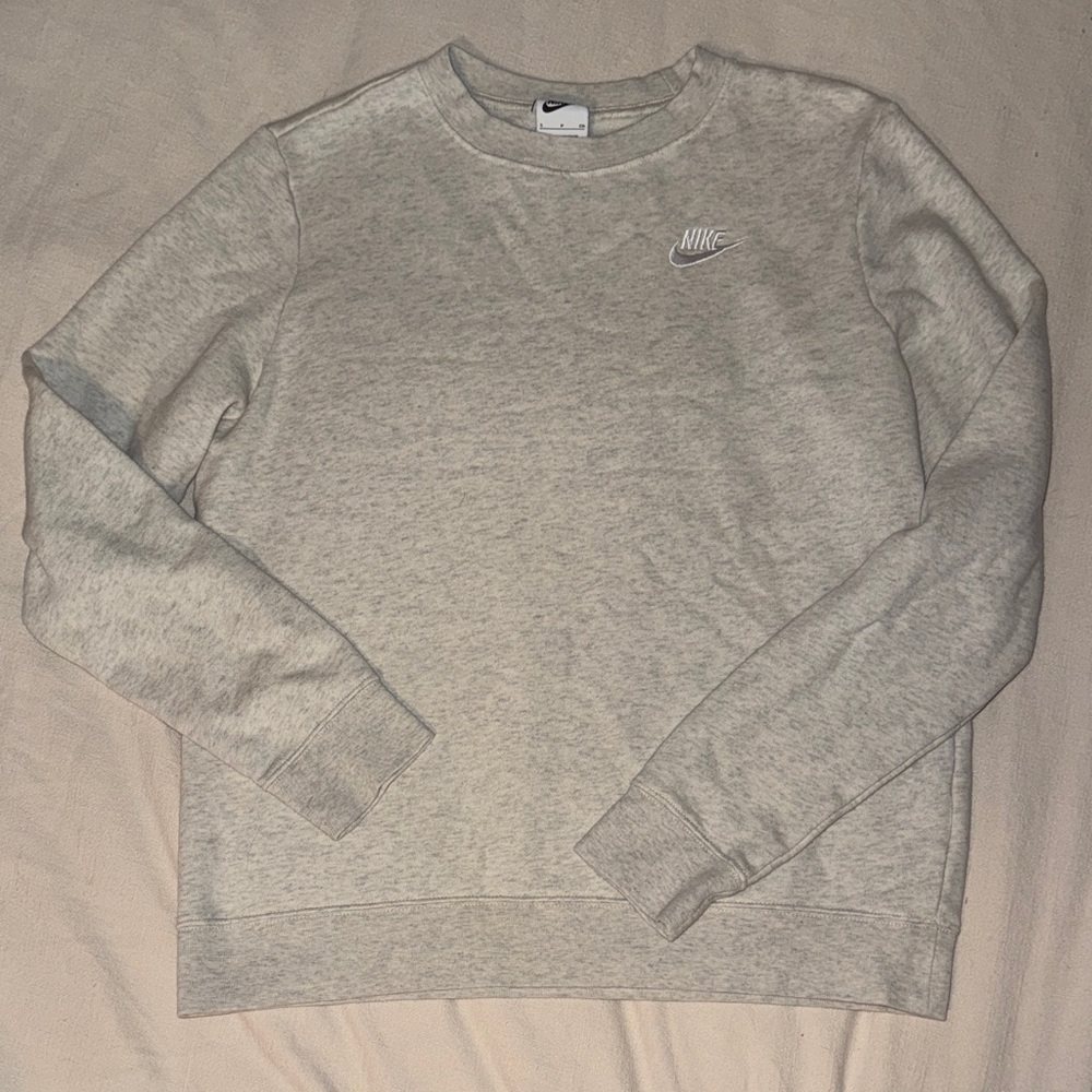 Nike Light Gray Crewneck Sweater